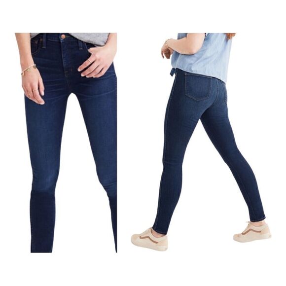 Madewell 10”High Rise Skinny Jeans NWT - Picture 4 of 9